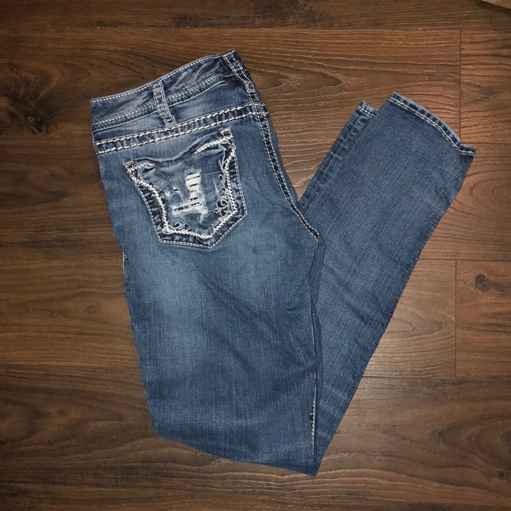 Silver jeans